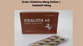 Order Vidalista 40mg Online | Tadalafil 40mg