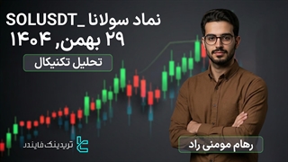 پیش بینی قیمت سولانا (SOLUSDT) 29 بهمن – نوسان قیمت زیر فشار نقدینگی و مقاومت‌ها