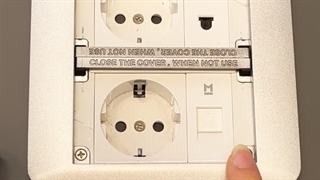 پریز کف Floor Socket ملونی کد 10122| برق و شبکه توکار