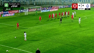 گل اول ملوان به تراکتور (محمدجواد محمدی)