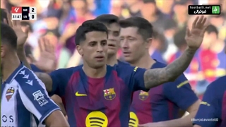 گل دوم بارسلونا به لوانته (دی یونگ)