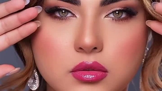 میکاپ و آرایش صورت سالن زیبایی محبوبه شیخ حسینی لاهیجان