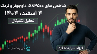 تحلیل شاخص S&P500، داوجونز و نزدک 4 اسفند 1404 - شکار نقدینگی و سناریوهای معاملاتی [تریدینگ فایندر]
