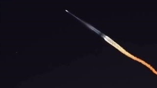 شاهکار هنری موشک‌ ایرانی در آسمان