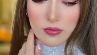 میکاپ صورت | میکاپ ساده و سبک | شینیون مو کرلی | سالن زیبایی دلسا
