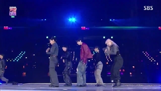 اجرا آهنگ 3D از JK  BTS  توسط یونجون  TXT  در مراسم SBS Gayo 2023