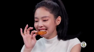 برنامه♡hot ones♡هات وانس♡ با حضور جنی☆JENNIE☆