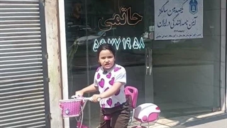 هنرجوی کوچولوی آموزشگاه رانندگی حاتمی