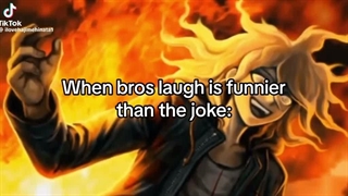 help his laughter is kinda asthmatic- [danganronpa]