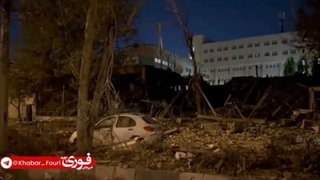 دقایقی قبل، حمله هوایی دشمن به دانشگاه صنعتی شریف+فیلم