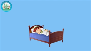 آموزش کودکانه زبان عربی - بیدار میشوم میخوابم