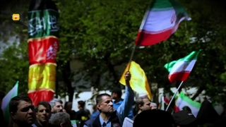 چهلمین روز شهادت حضرت امام سید علی خامنه ای (ره) در تهران همزمان در جنگ رمضان