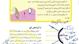 علوم هشتم، فصل ۱۴، آینه کوژ