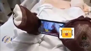 تدفین دستها و پاهای جانباز پای لانچر حسین محمدی از کرمانشاه - جنگ رمضان