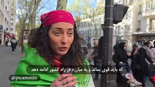 _تصور کن مردم ایران نتونن مقاومت کنن چی میشه؟ + نمیتونم، نمی‌تونم همچین چیزی تصور کنم. اونا مقاومت می‌کنن مثلا همیشه.