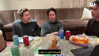 *بخش سوم*لایو کیم لاین (جین،نامجون،تهیونگ) بعد از کنسرت ال‌پاسو با زیرنویس فارسی چسبیده