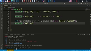 برنامه‌نویسی پیشرفته (rust)-جلسه دوم