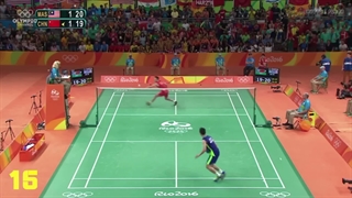 منتخب لحظات دیدنی بدمینتون اسطوره Lin Dan