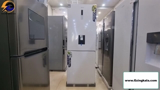یخچال کمبی پایین فریزر گالان مدل پوکا سفید