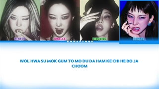 کاور اسپا Aespa از آهنگ Choom بیبی مانستر Babymonster هوش مصنوعی