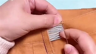 اینطوری کمر شلوارو تنگ کنین