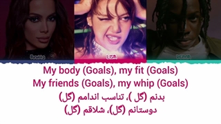 لیریک و ترجمه آهنگ goals از لیسا،انیتا و رما⁦⁠(ساخت خودم)✯