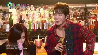 اجرای Officially missing you توسط Rosé و Jung Yong Hwa