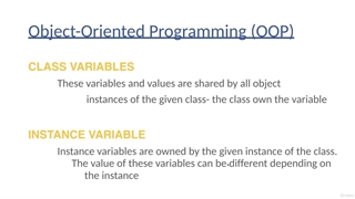 4. Class variables and instance variables