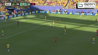 خلاصه بازی برزیل 1-1 مراکش