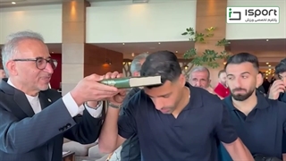 بدرقه شگفت‌انگیز تیم ملی فوتبال ایران به لس‌آنجلس توسط مکزیکی‌ها با فریاد «ایران»