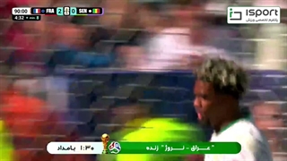 گل اول سنگال به فرانسه (ابراهیم ام بایه)
