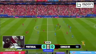دیدار کامل پرتغال 1-1 کنگو