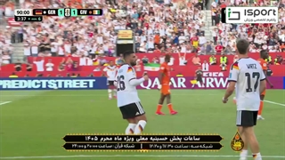 گل دوم آلمان به ساحل عاج (دبل اونداو در دقیقه 4+90)