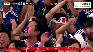 خلاصه بازی تونس 0-4 ژاپن