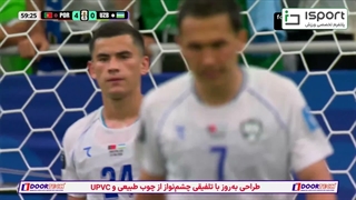 گل چهارم پرتغال به ازبکستان (گل به خودی خوسانوف)