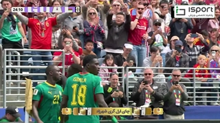 گل اول سنگال به بلژیک (حبیب دیارا)