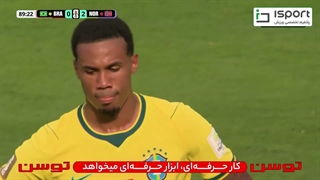 گل دوم نروژ به برزیل (دبل ارلینگ هالند)