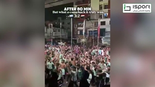 لحظات جالب از شادی مردمی هنگام کامبک تاریخی آرژانتین