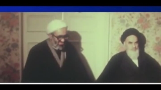 مرحوم آیت الله حسینعلی منتظری درپاریس فرانسه
