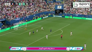 گل دوم فرانسه به انگلیس (بردلی بارکولا)