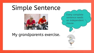 Simple and compound sentenses