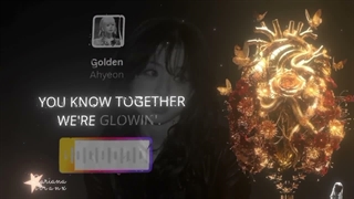 آهنگ Golden با صدای آهیون ورژن بدون آهنگ