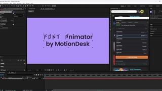 بررسی Font Animator پلاگین افترافکت + دانلود