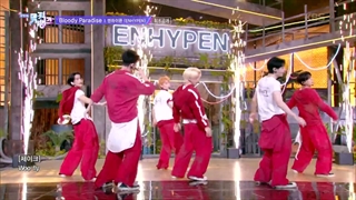 اجرای BLOODY PARADISE از انهایپن ENHYPEN در Music Bank