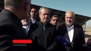 افتتاح نیروگاه‌های خورشیدی با حضور مسعود پزشکیان