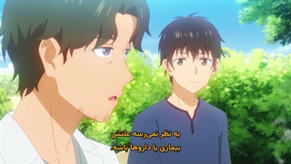انیمه عشق نادیده زیر آسمان صاف شب Toumei na Yoru ni Kakeru Kimi to, Me ni Mienai Koi wo Shita. قسمت 9
