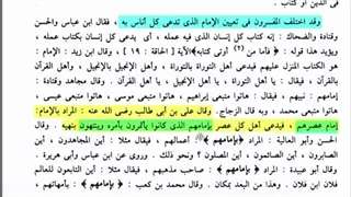 روز قیامت هر کس با ولی عصر و امام زمانش محشور میشود - تفسیر آیه یوم ندعوا کل اناس بامامهم