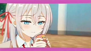 Alya sometimes hides her feeling in russian