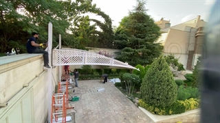 سایبان پارکینگ دو ماشین