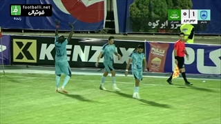 خلاصه بازی چادرملو اردکان 1-0 شمس آذر قزوین